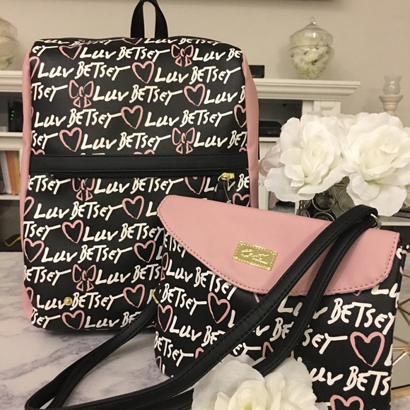 Betsey Johnson Handbags - 🆕 2 for 1 Luv Betsey  Lexie Backpack